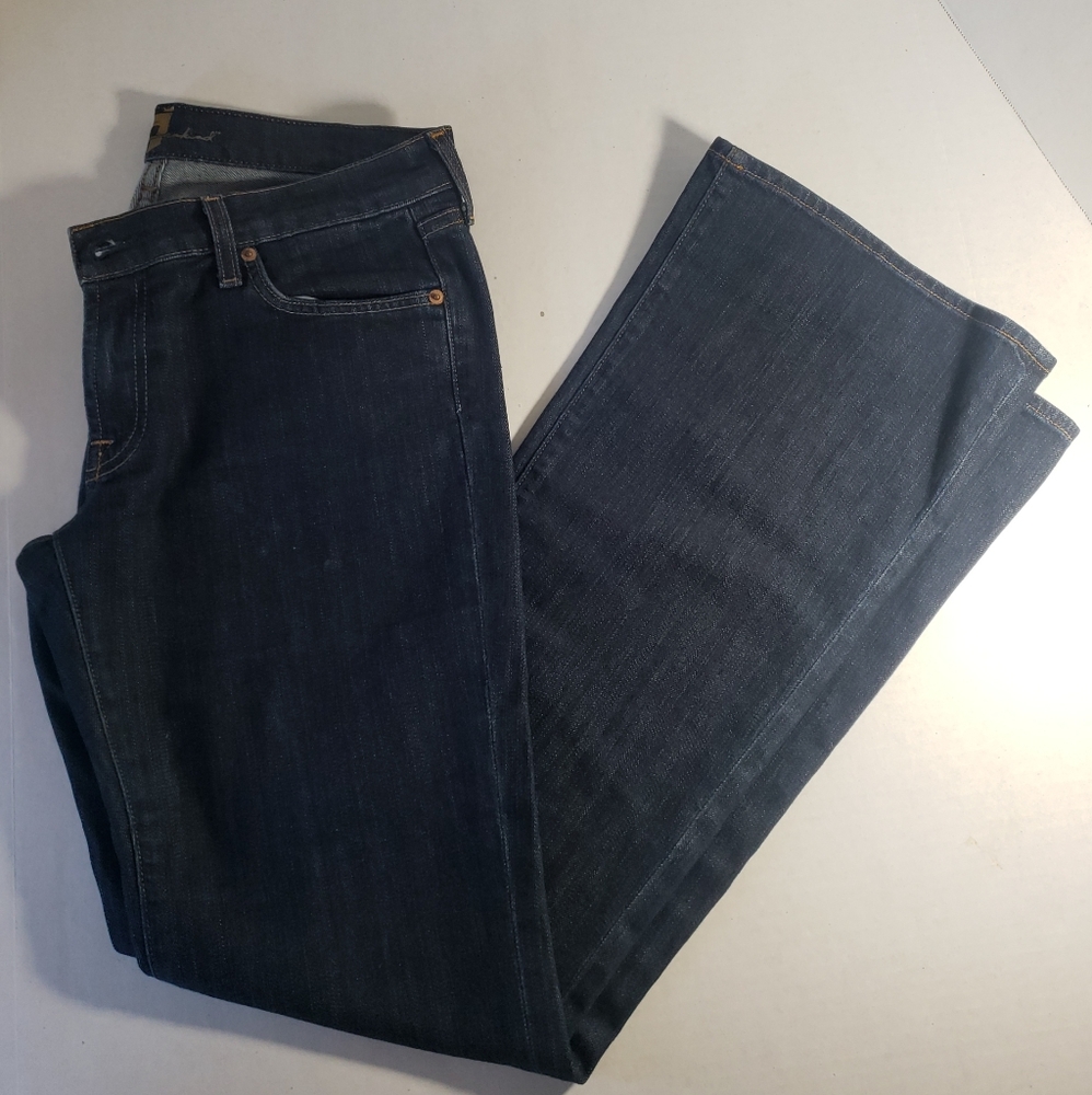 7  For All Mankind Women's Bootcut Denim Blue